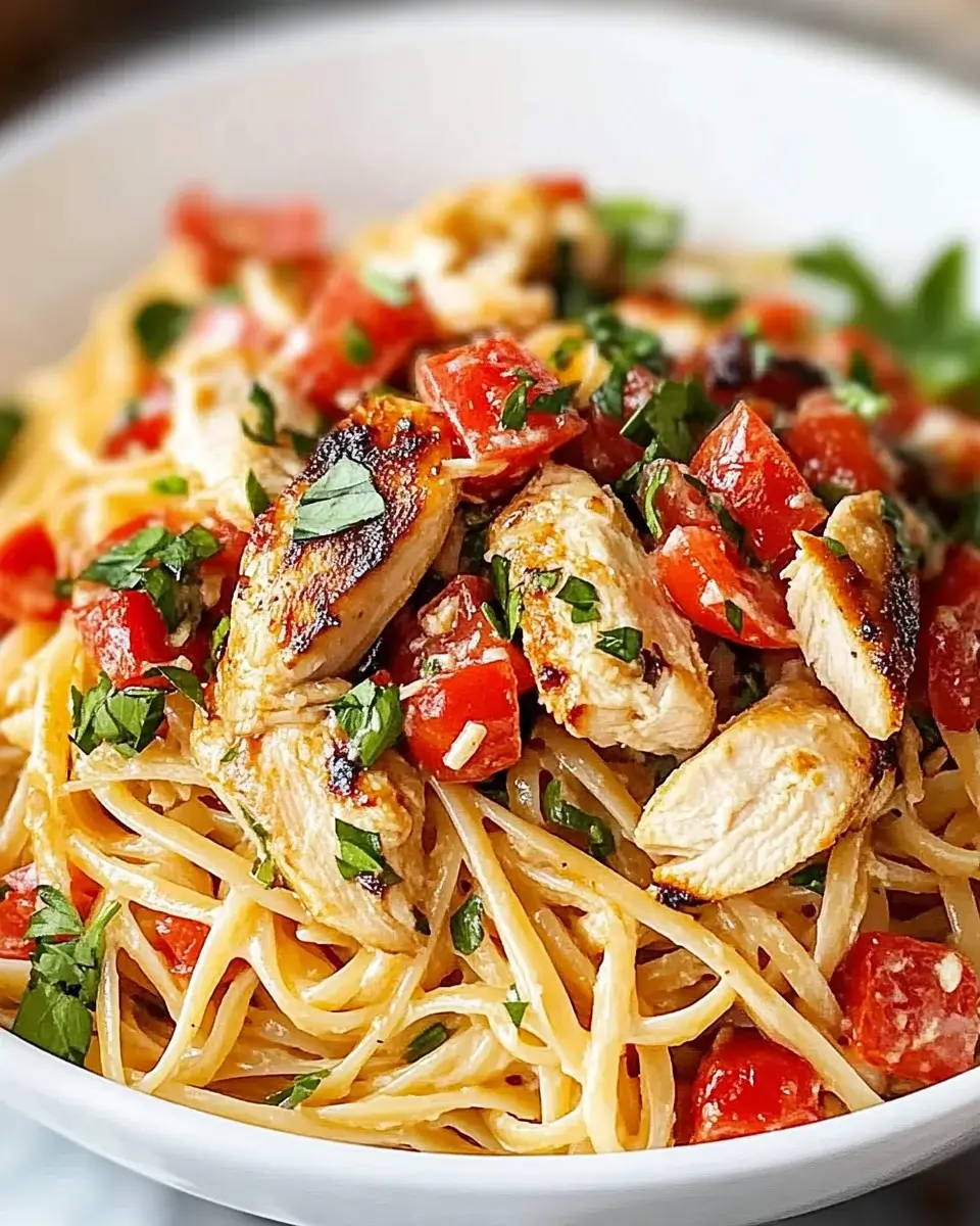 Bruschetta Chicken Pasta: A Flavor-Packed Delight!