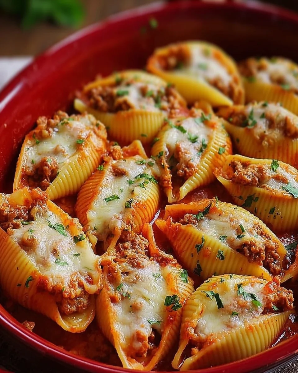 Cheesy Beef Stuffed Shells: A Delicious Family Favorite!