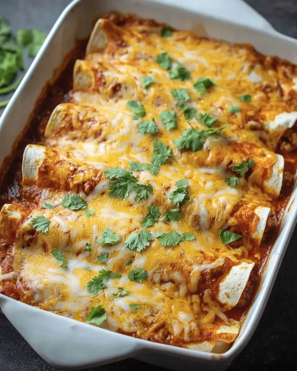 Cheesy Ground Beef Enchiladas: A Flavorful Dinner Delight!