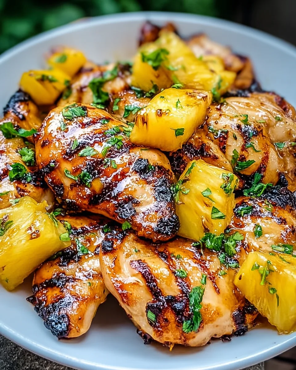 Grilled Mango Pineapple Chicken: A Flavorful Delight!