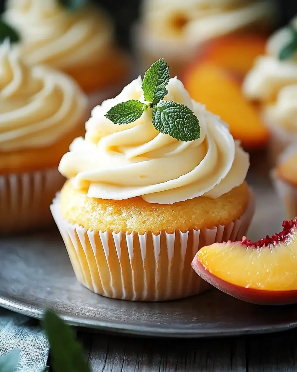 Honey Peach Cream Cheese Cupcakes: A Sweet Delight Recipe!
