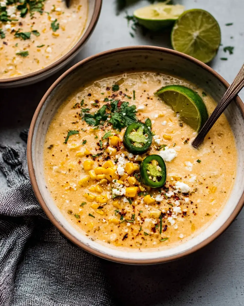Mexican Street Corn Soup: A Creamy Flavor Explosion!