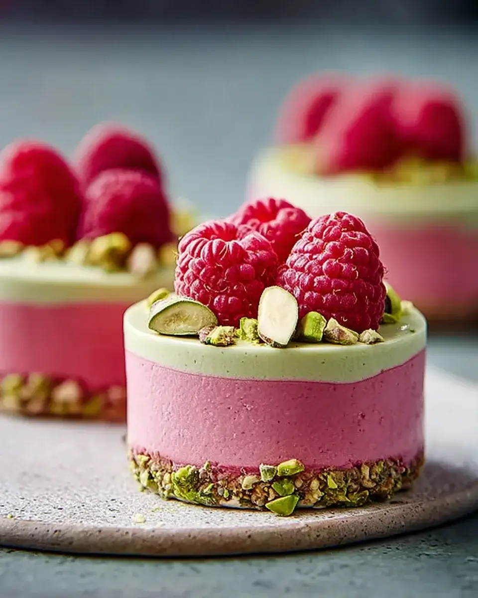 Raspberry Pistachio Mousse Cakes: A Divine Dessert Recipe