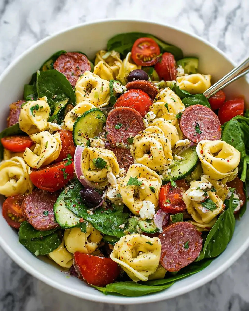Tortellini Pasta Salad Delight: Try This Refreshing Recipe!