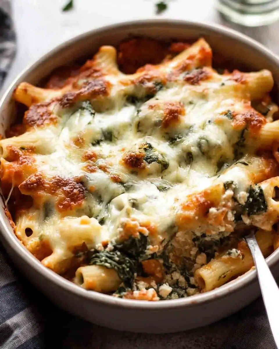 Cheesy Spinach and Ricotta Pasta Bake: Try This Yummy Dish!