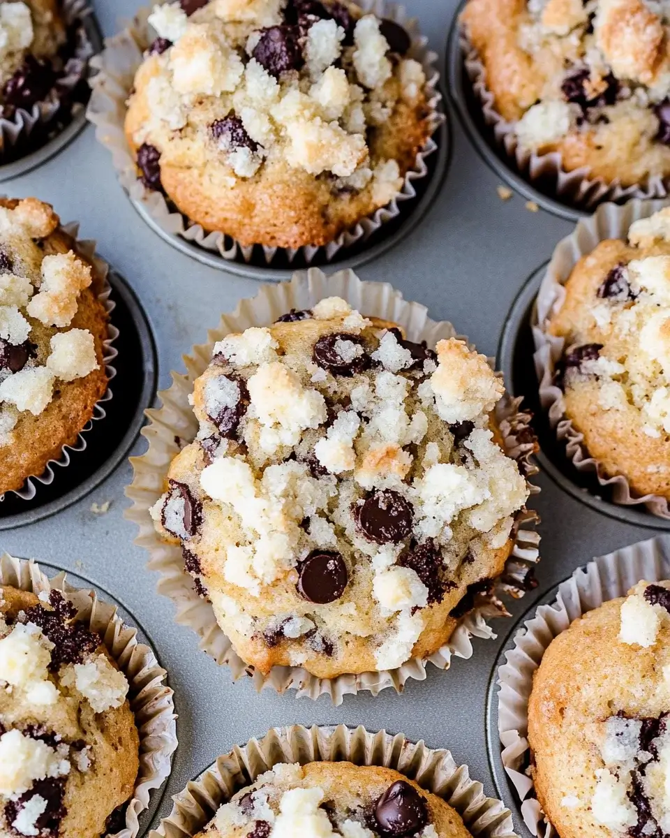 Chocolate Chip Crumble Muffins: Bake the Perfect Treat!