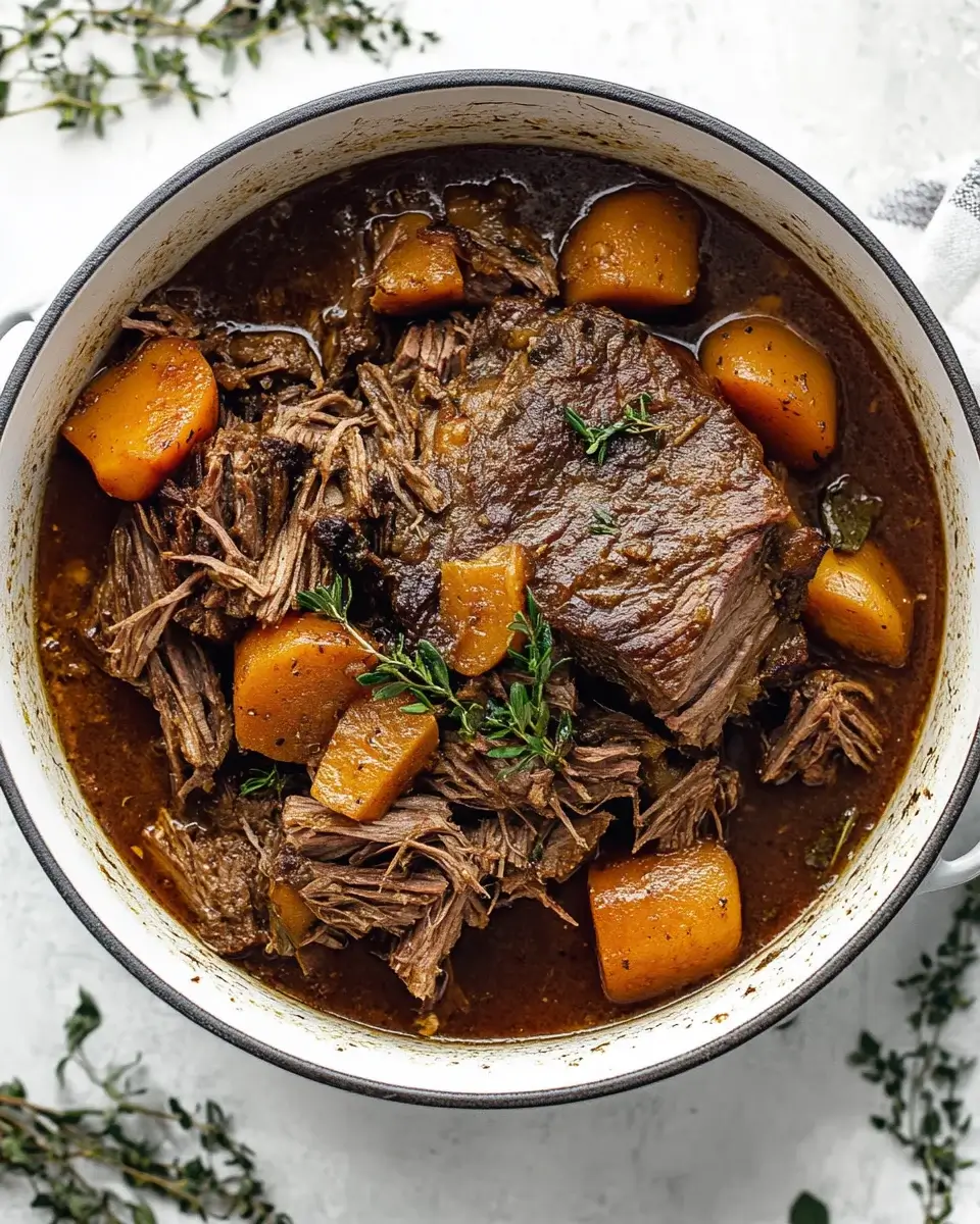 Cider-Braised Pot Roast: Discover the Secret to Tenderness!