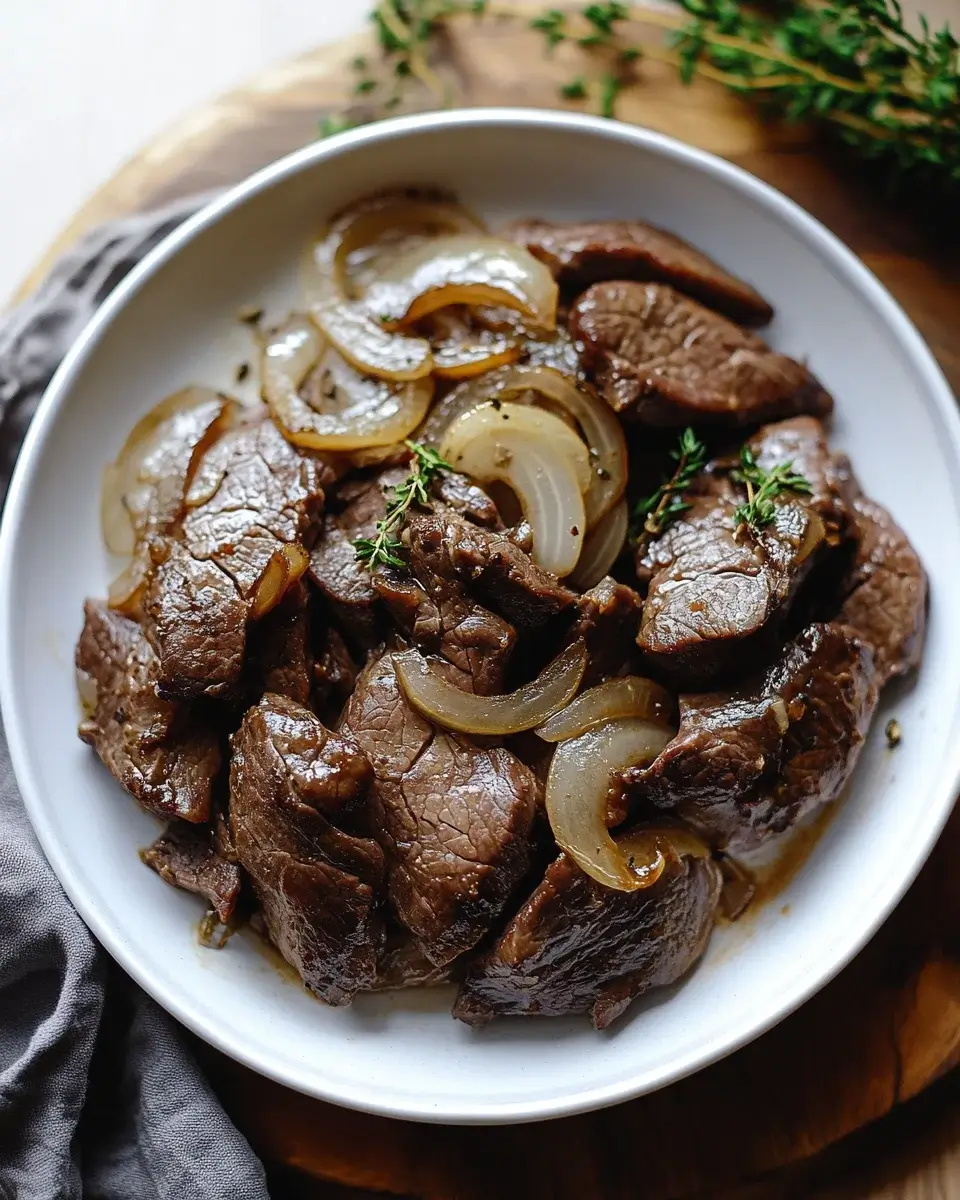 Classic Beef Liver with Sautéed Onions: Try This Easy Recipe!