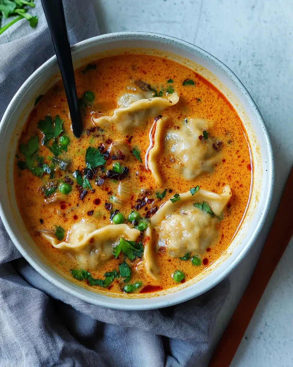 Coconut Curry Soup with Dumplings: A Warm Delight!