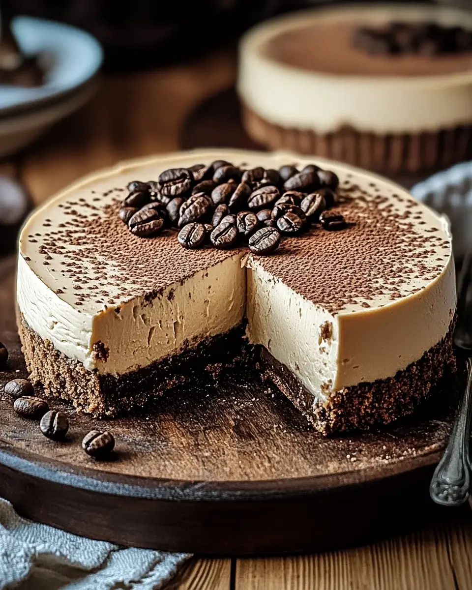 Coffee Cheesecake Delight: Indulge in This Creamy Treat!