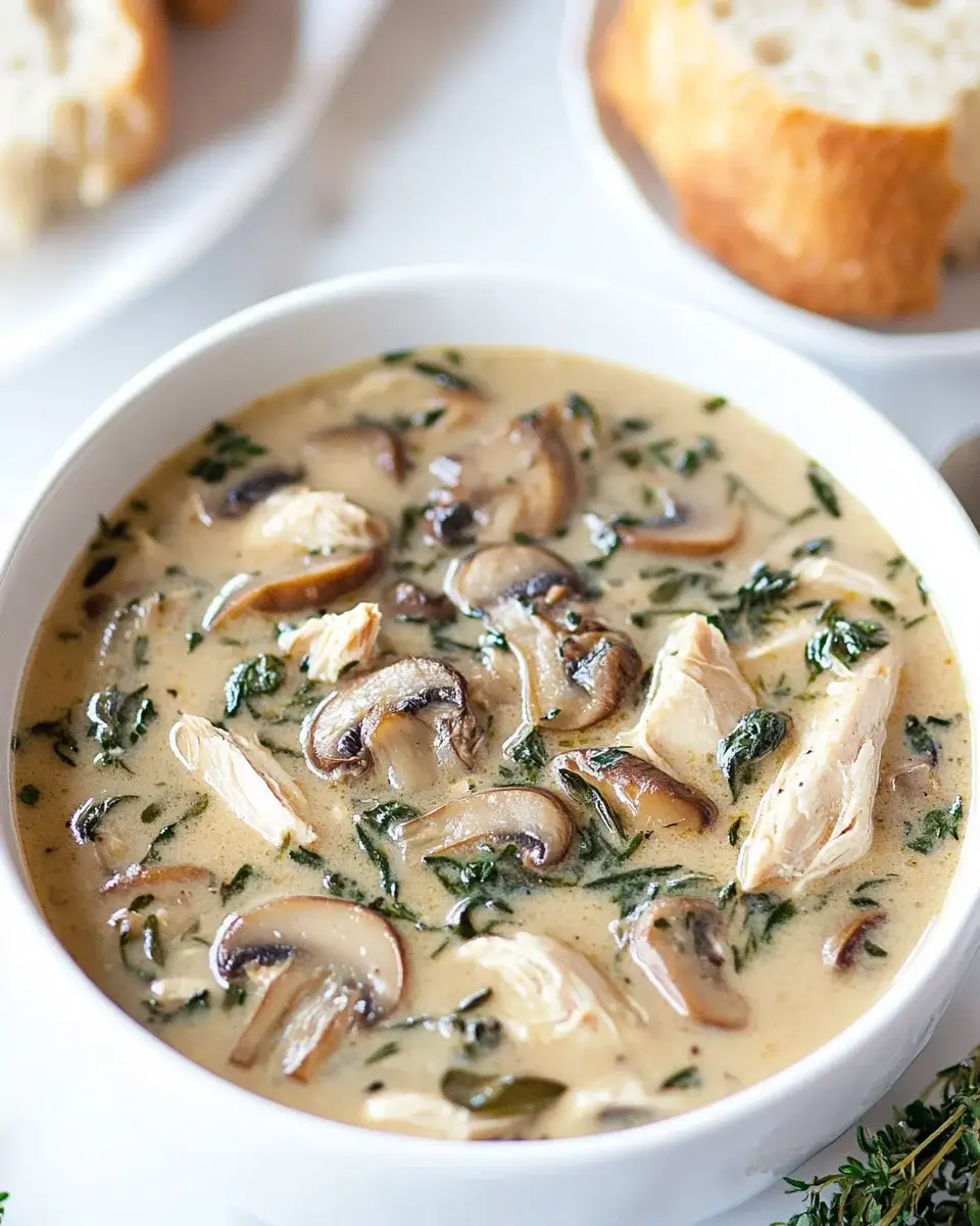 Comforting Rotisserie Chicken and Mushroom Soup Recipe Delight!