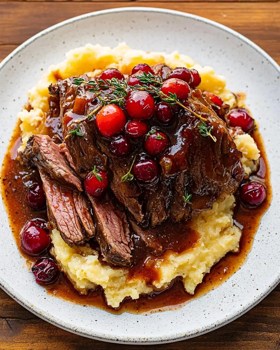 Cranberry Balsamic Roast Beef: A Flavorful Delight!