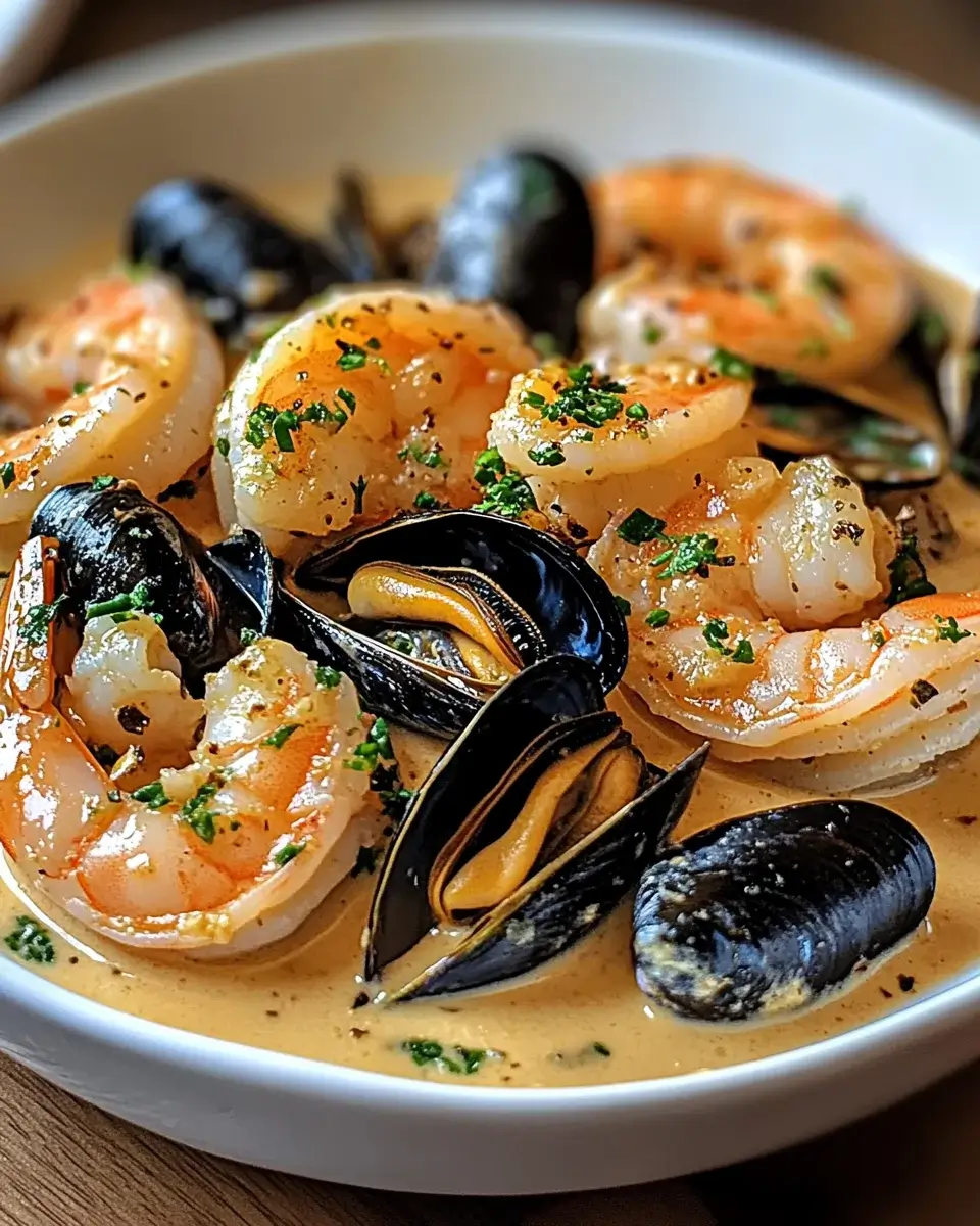 Creamy Garlic Shrimp and Mussels: A Delicious Recipe!