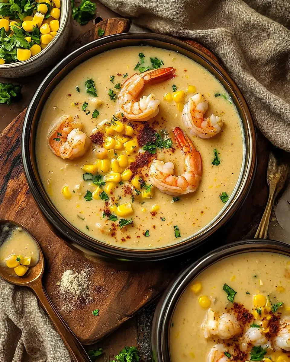 Creamy Shrimp and Corn Bisque: A Rich, Tasty Delight!