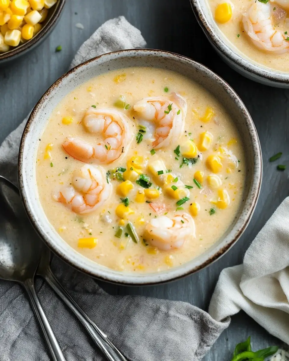 Creamy Shrimp and Corn Chowder: A Delicious Must-Try Recipe!