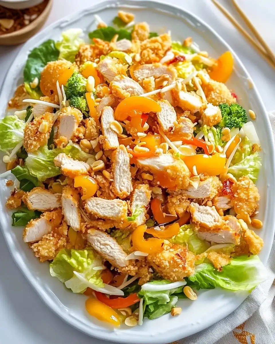 Crispy Chinese Chicken Salad: A Refreshing Delight!