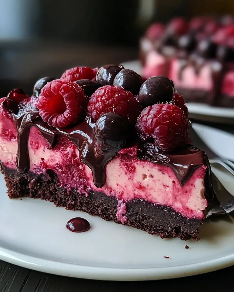 Decadent Dark Chocolate Raspberry Cheesecake: Irresistibly Easy!