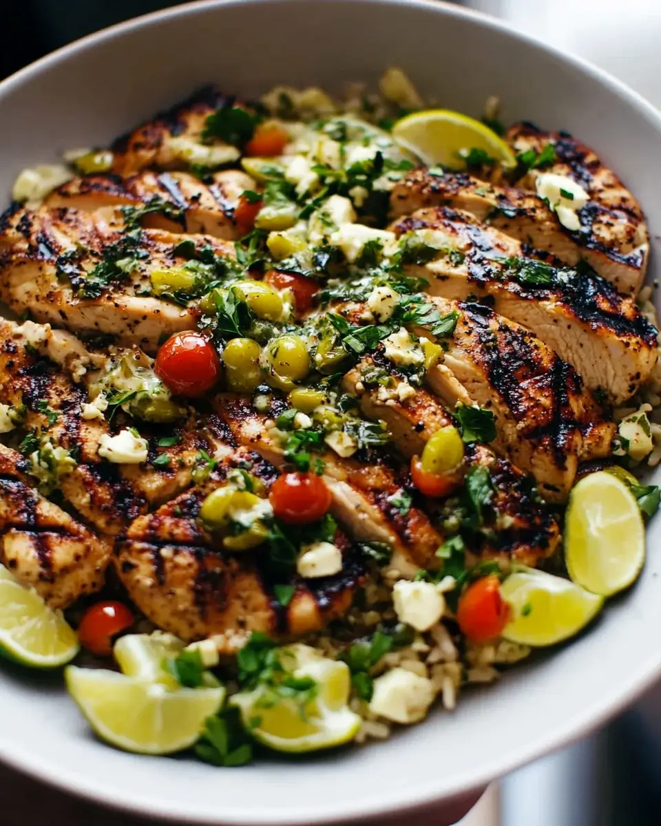 Grilled Chicken with Pepperoncini Garlic Butter done right!