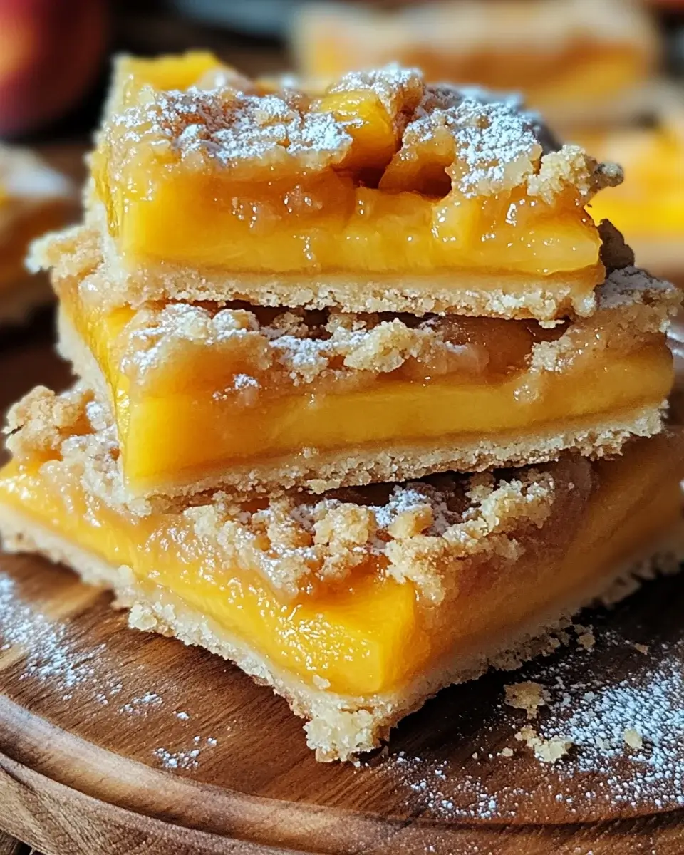 Heavenly Summer Peach Bars: Bake Delicious Bliss Today!