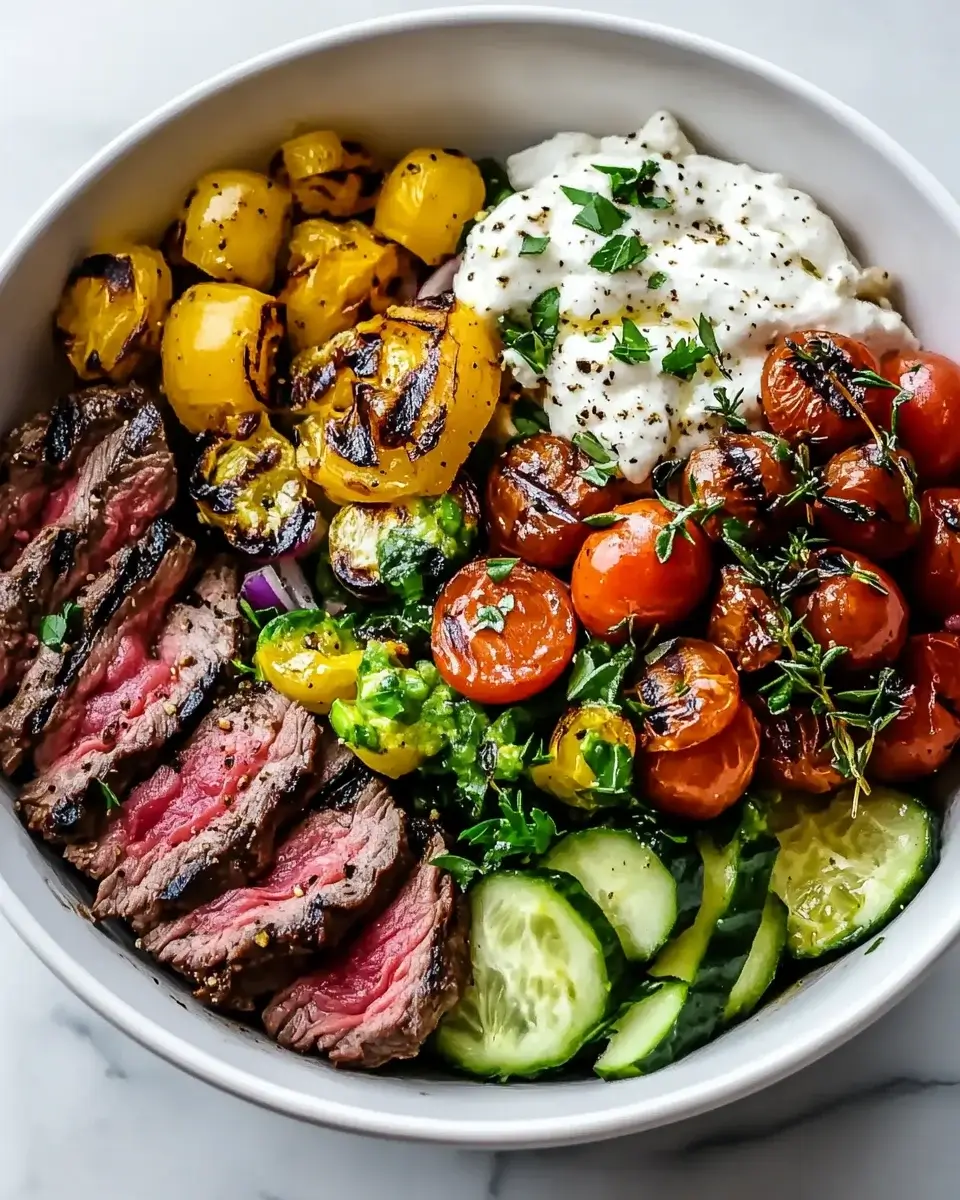 Mediterranean Steak Bowl: A Flavorful Recipe to Try!