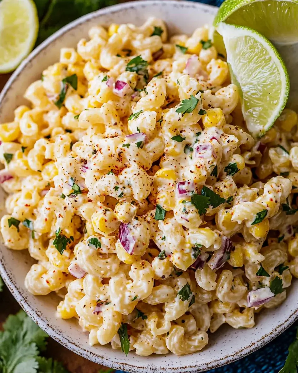 Mexican Street Corn Pasta Salad: A Tasty Twist Awaits!