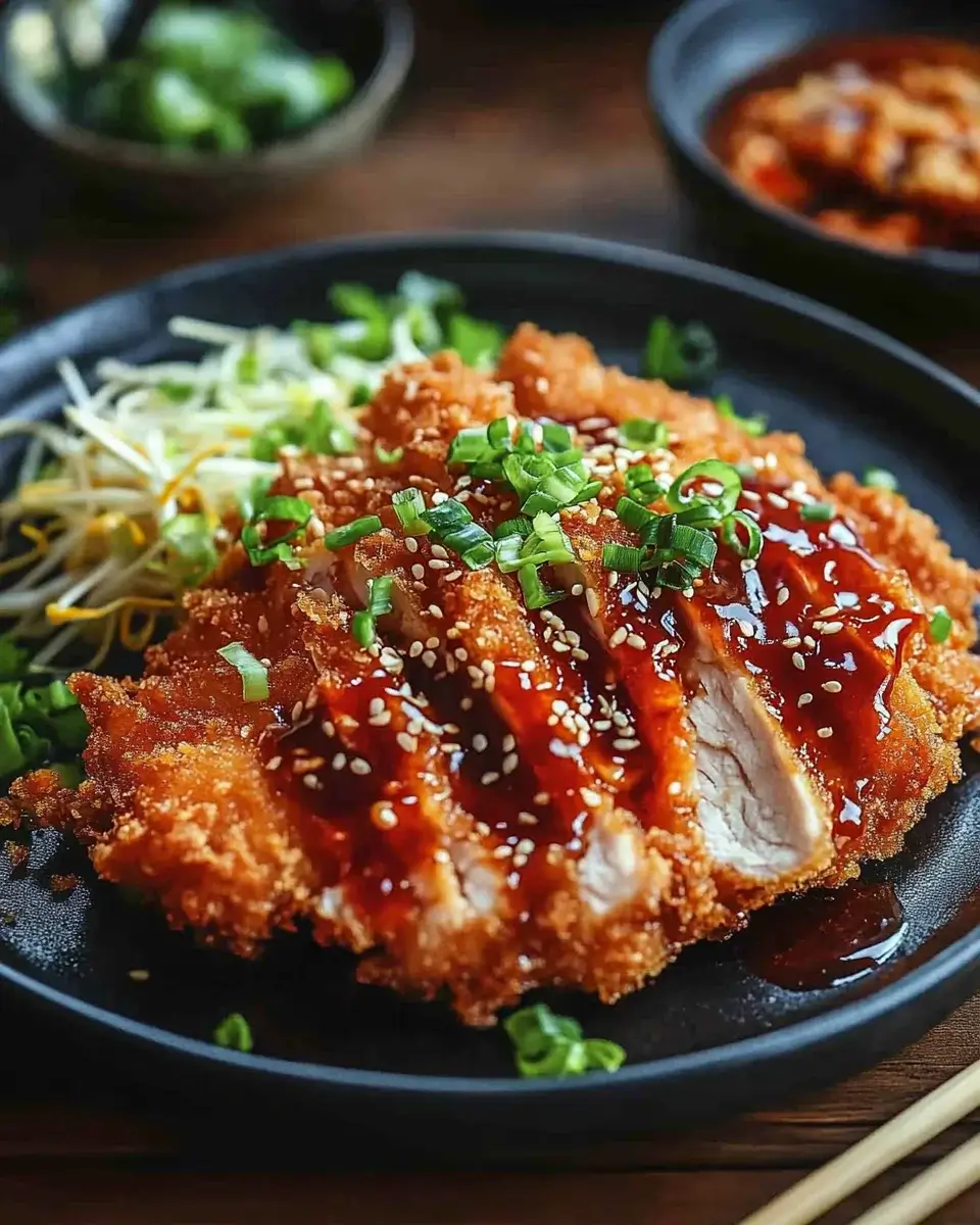Spicy Korean Chicken Katsu: A Flavorful Delight Awaiting You!