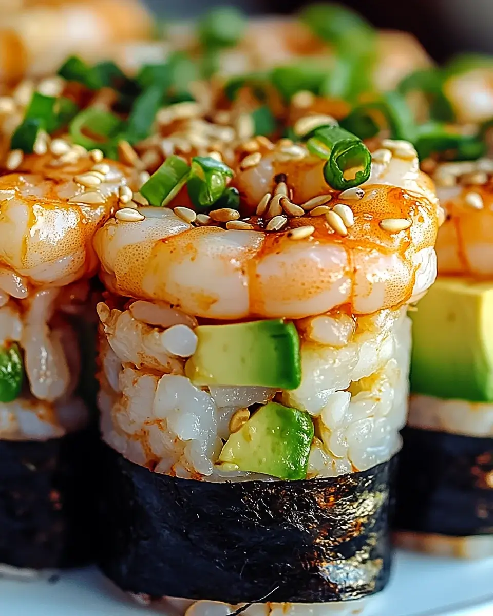 Spicy Shrimp Sushi Stacks: A Flavorful Delight to Try!