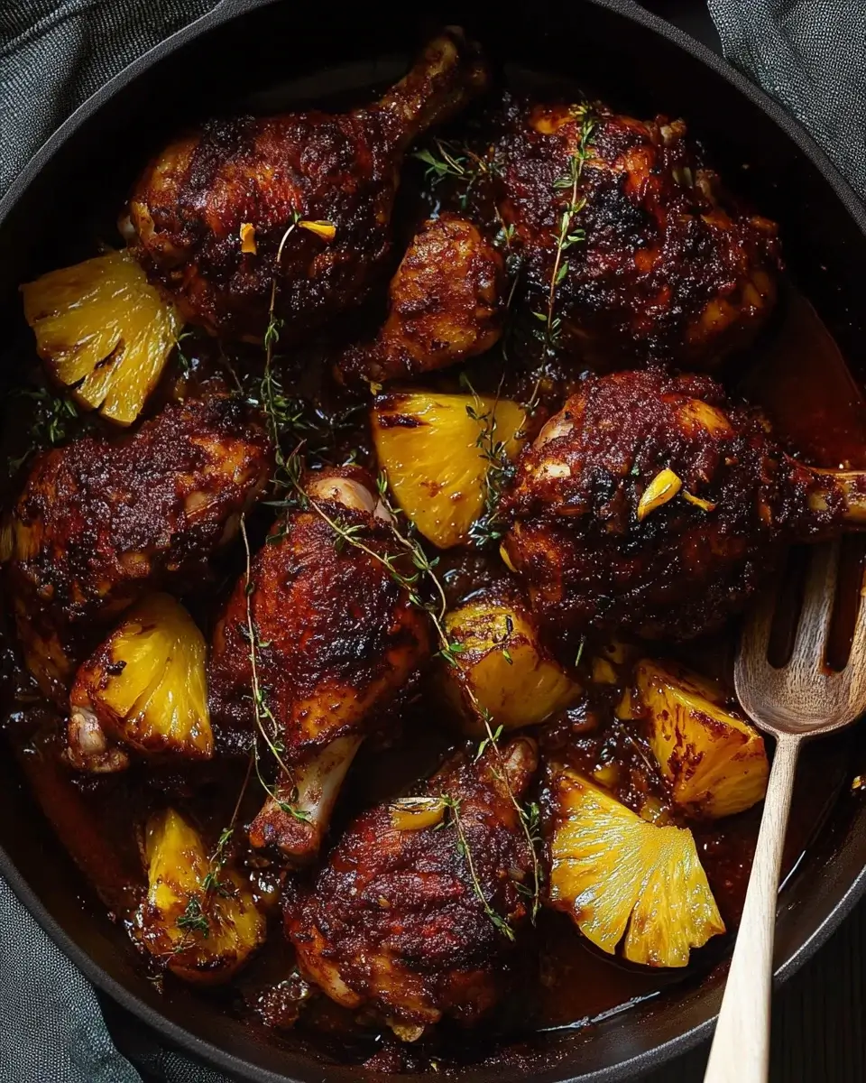 Baked Jamaican Pineapple Jerk Chicken: A Flavorful Delight!
