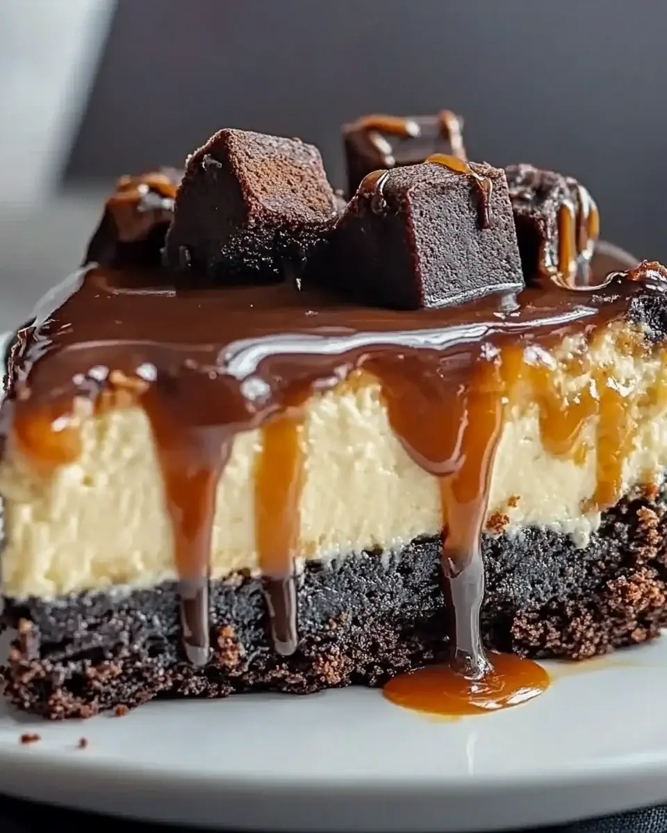 Caramel Brownie Cheesecake: Unleash Dessert Bliss Today!