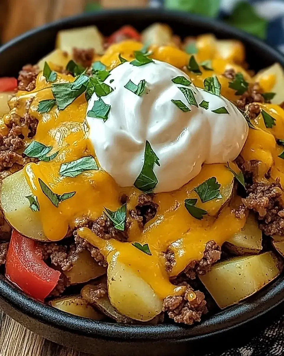 Cheesy Taco Potatoes: A Deliciously Easy Recipe!