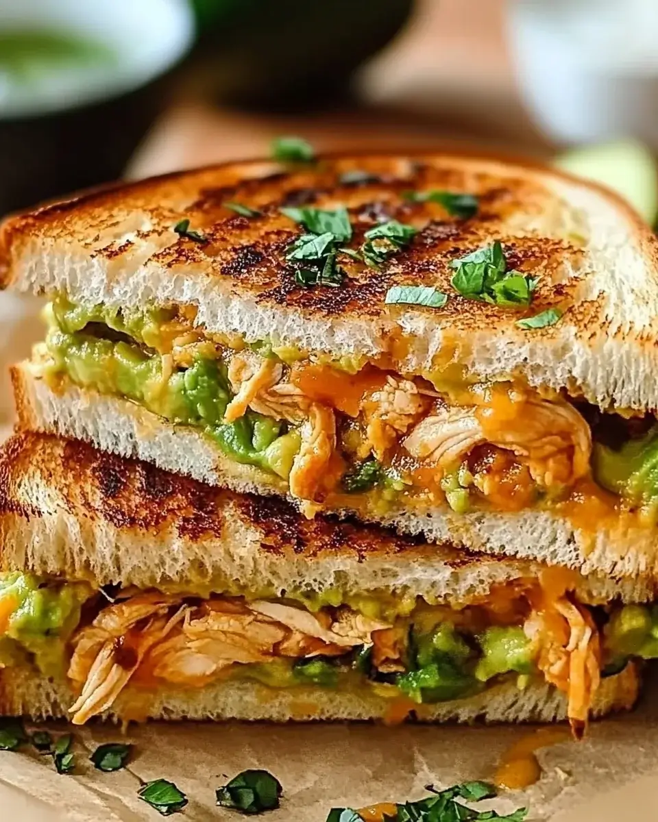 Chicken Avocado Melt Sandwich: Delight in This Quick Recipe!