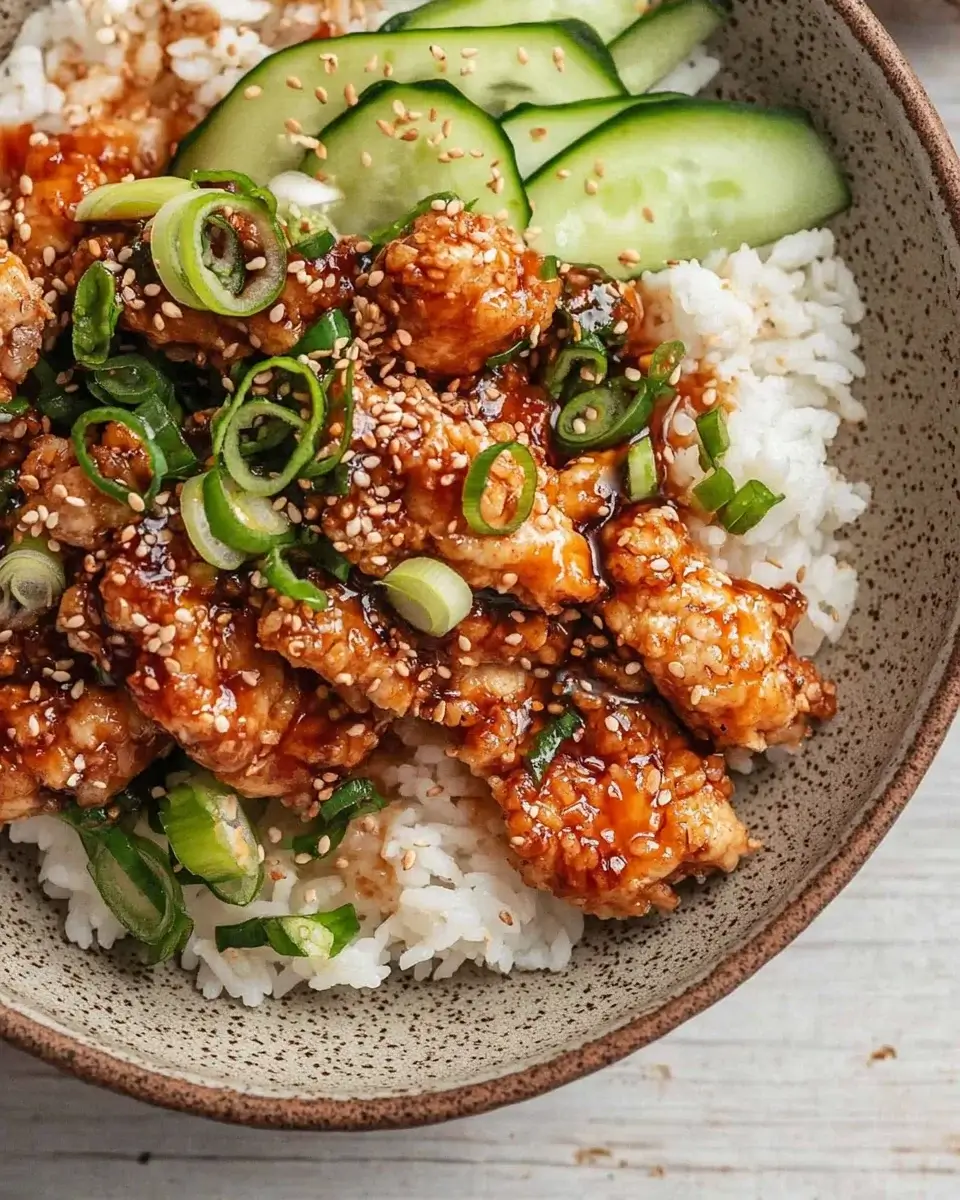 Crispy Air Fryer Chicken Karaage Rice Bowl Delights!