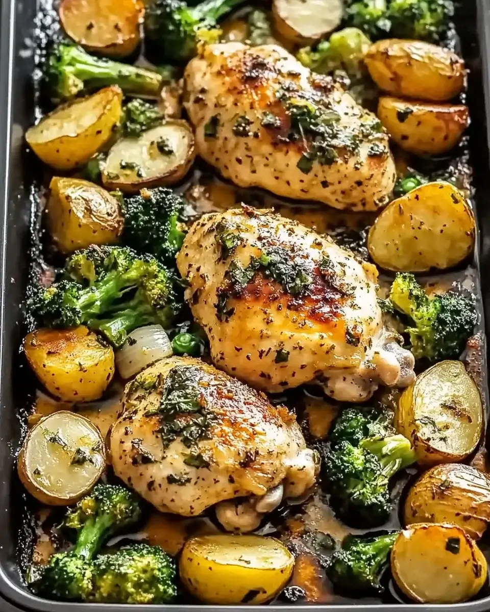 Garlic Butter Chicken and Veggies is a must-try recipe!