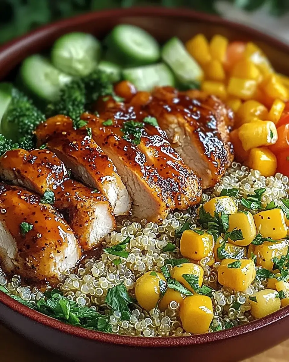Honey Mustard Chicken Quinoa Power Bowl Recipe Revealed!