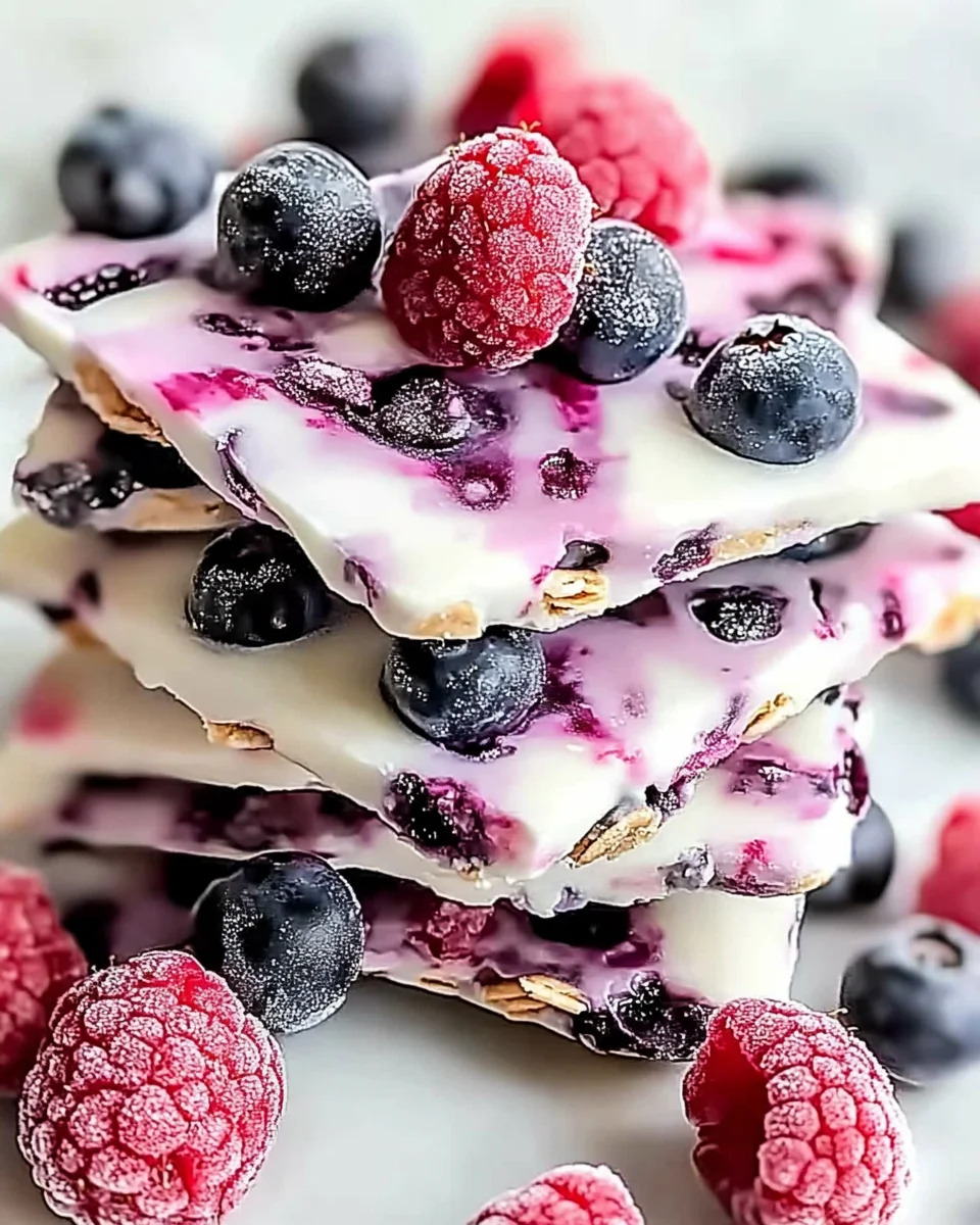 Huckleberry Frozen Yogurt Bark: A Refreshing Treat Recipe!