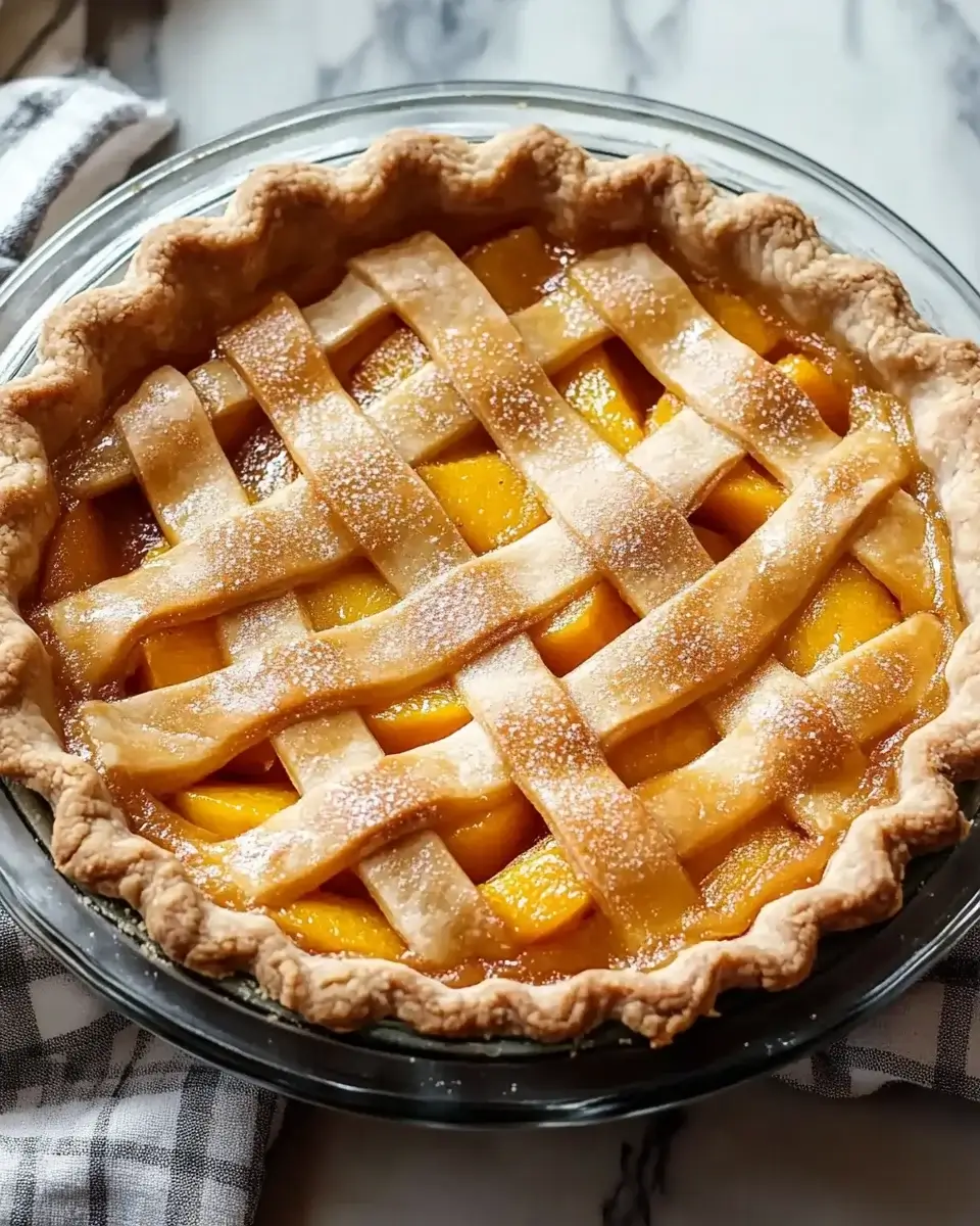 Peach Pie Delight: Discover the Secret to Perfection!