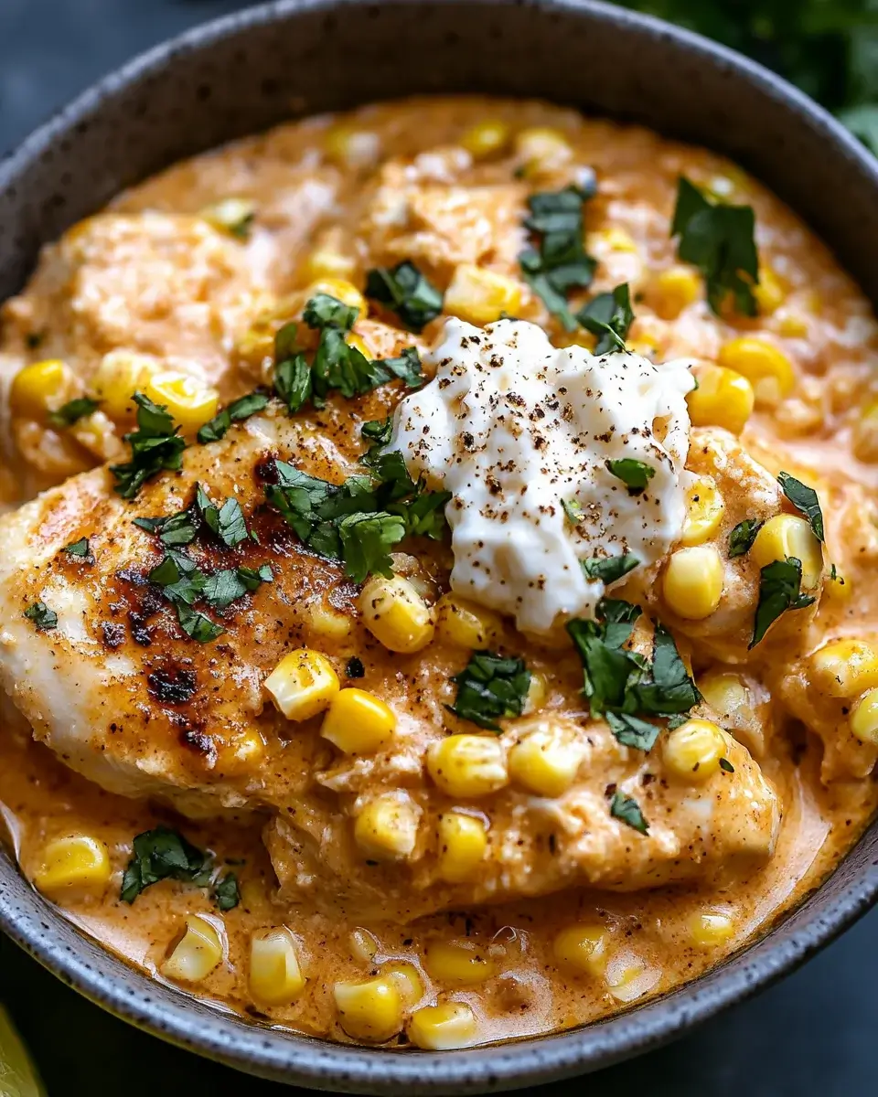Slow Cooker Street Corn Chicken: Simple and Delicious!