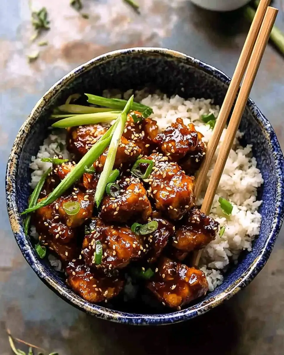 Sticky Ginger Sesame Chicken: A Flavorful Delight!