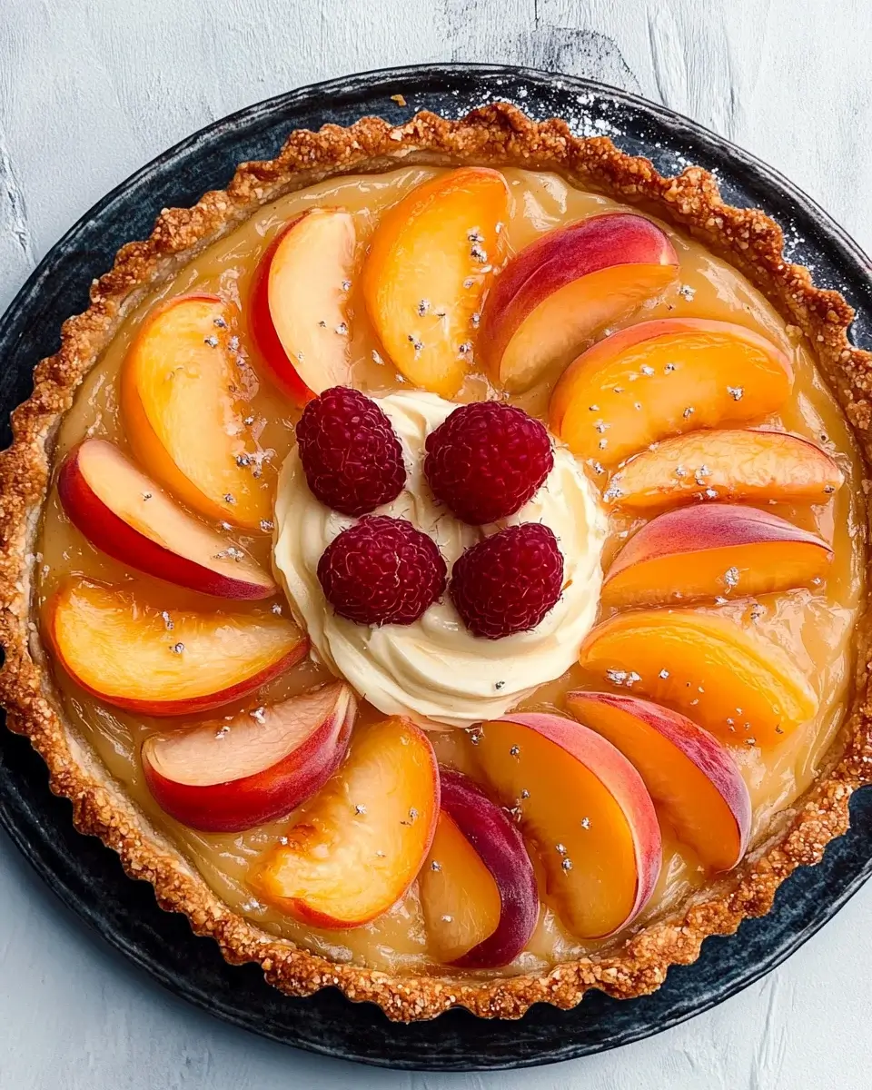 White Peach Mascarpone Tart: A Delicious Summer Delight!