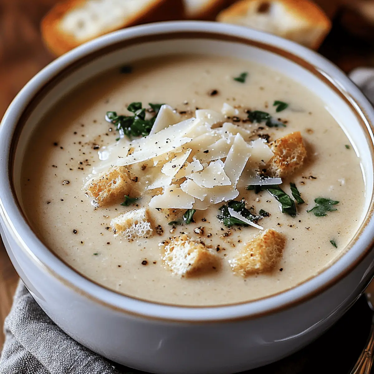 Hearty Tuscan Parmesan Cream Soup for Cozy Nights