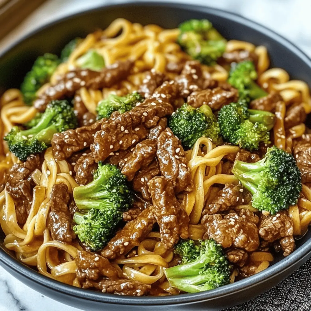 Beef and Broccoli Noodles: Your Go-To Quick Comfort Meal