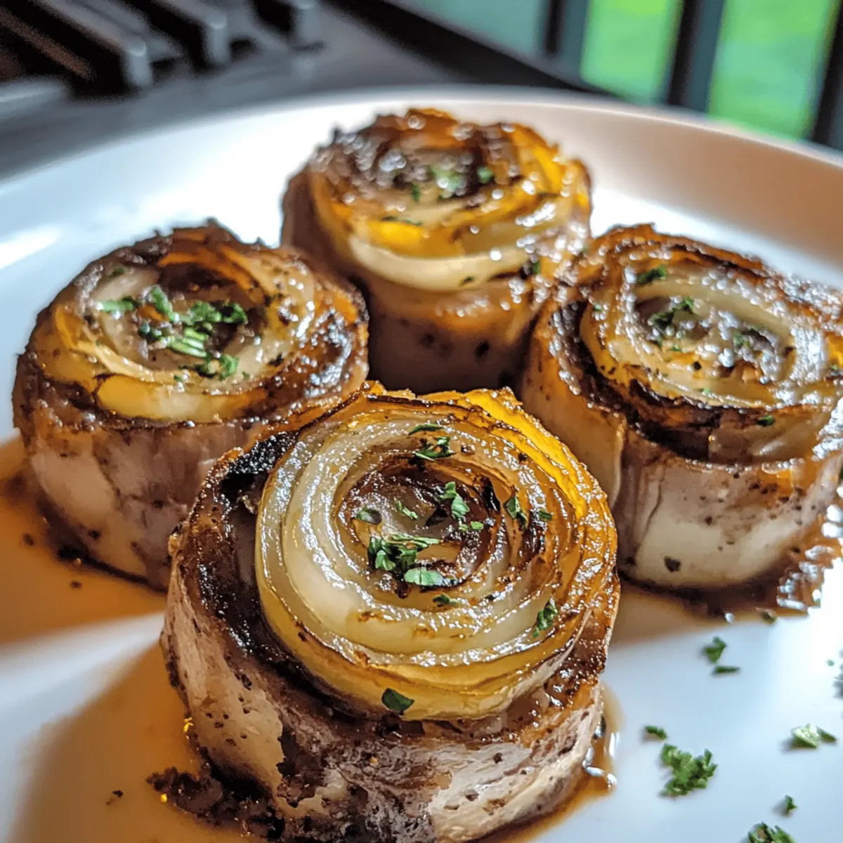 French Onion Steak Pinwheels for a Cozy Gourmet Night