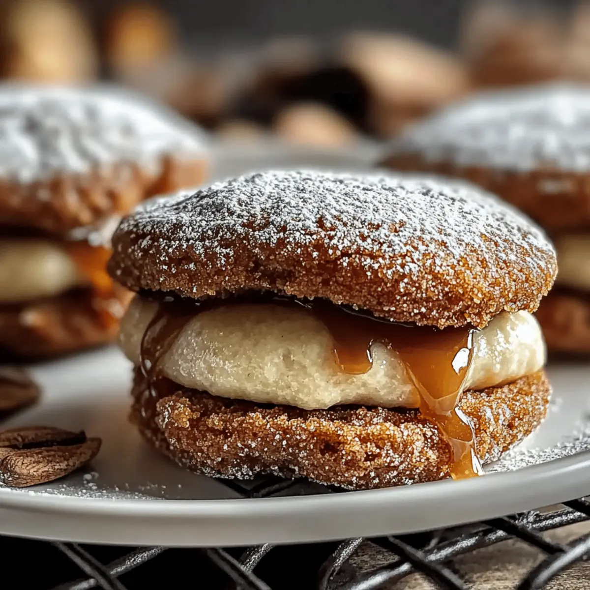 Cozy Up with Apple Cider Whoopie Pie Cookies and Caramel