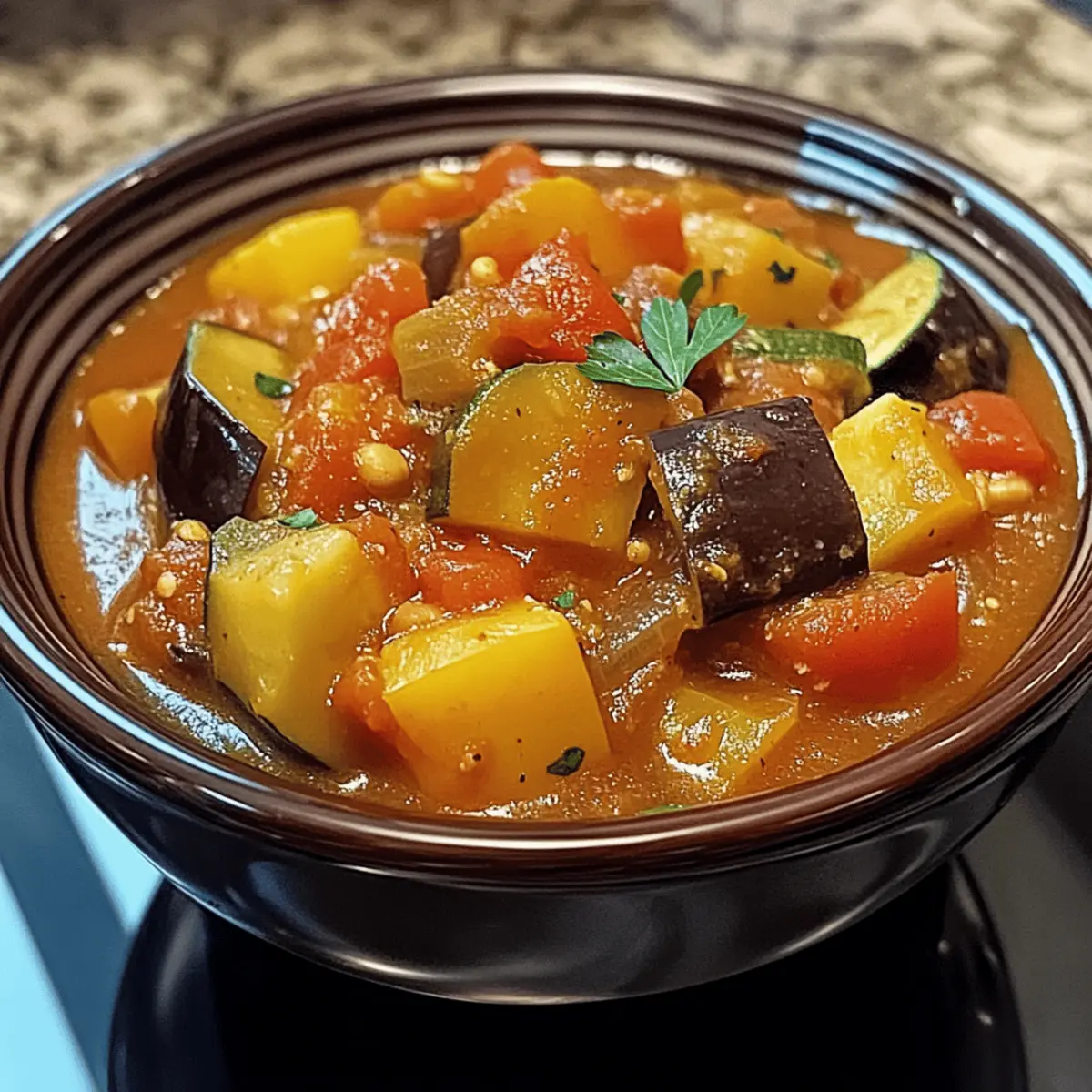 Easy Crockpot Mediterranean Vegetable Stew for Busy Nights