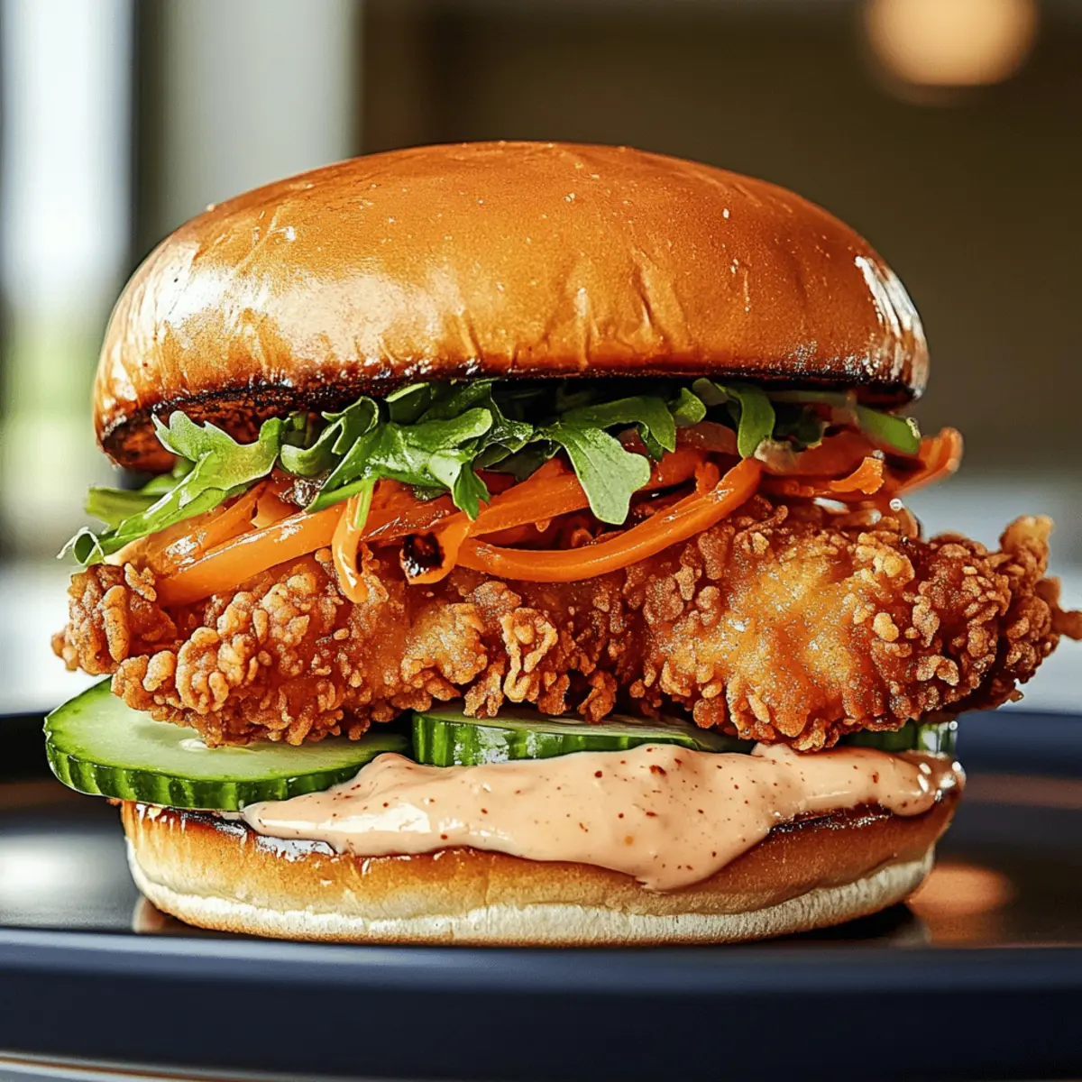 Irresistible Flavor-Packed Thai Fried Chicken Sandwich Recipe