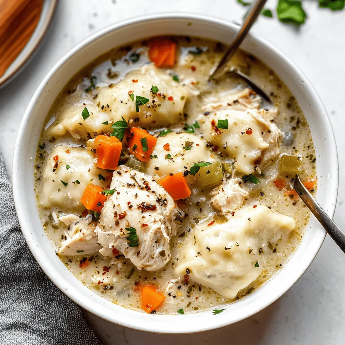 Comforting Gluten-Free Chicken & Dumplings in 35 Minutes