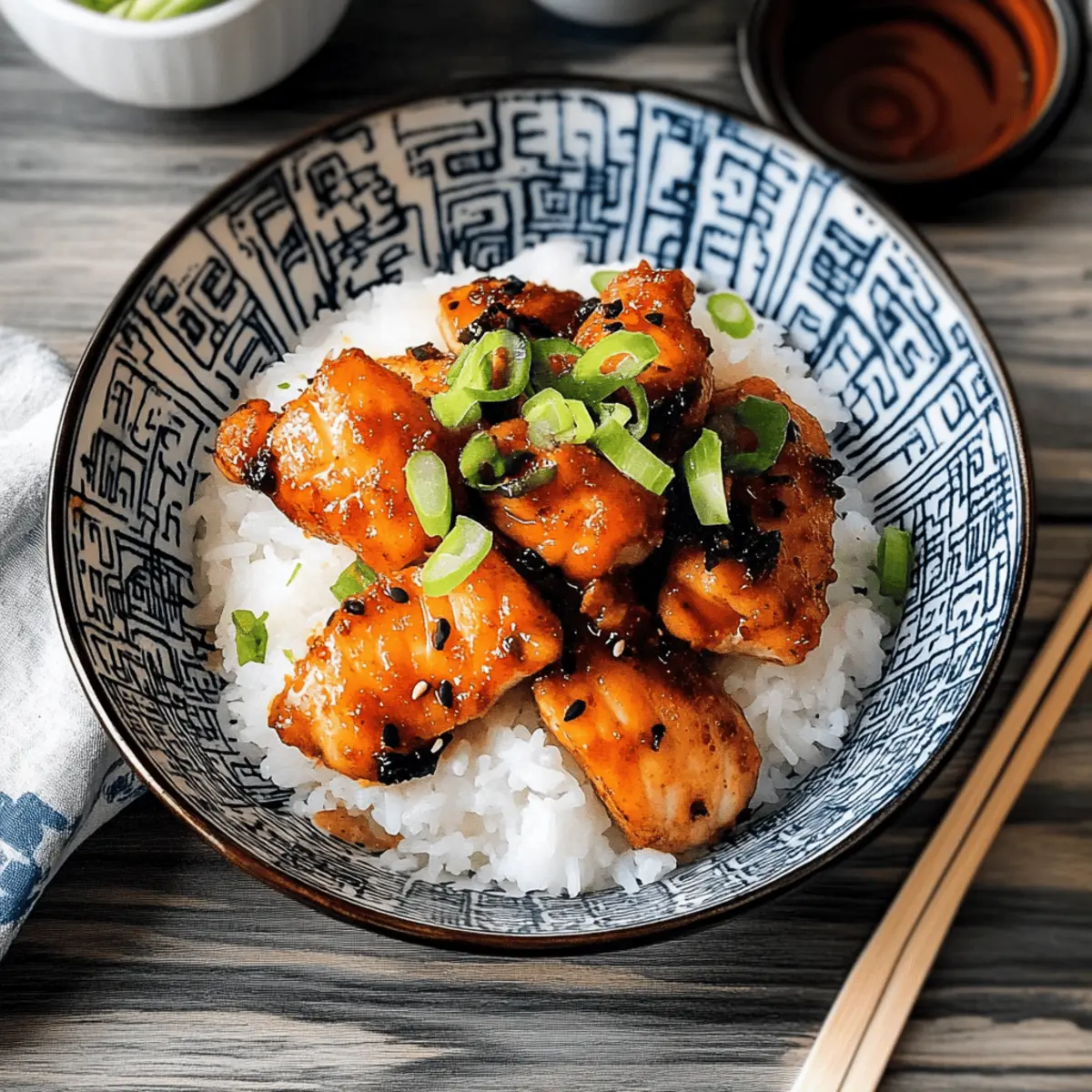 Korean Style Fish Donburi Bowl: Quick Comfort Food Delight