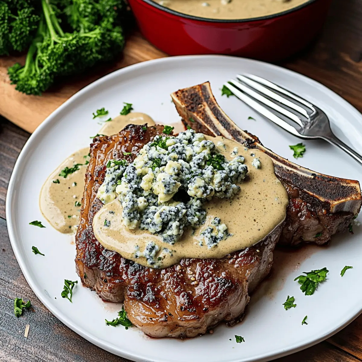 Pan Seared Steak in Blue Cheese Sauce for Flavor Lovers