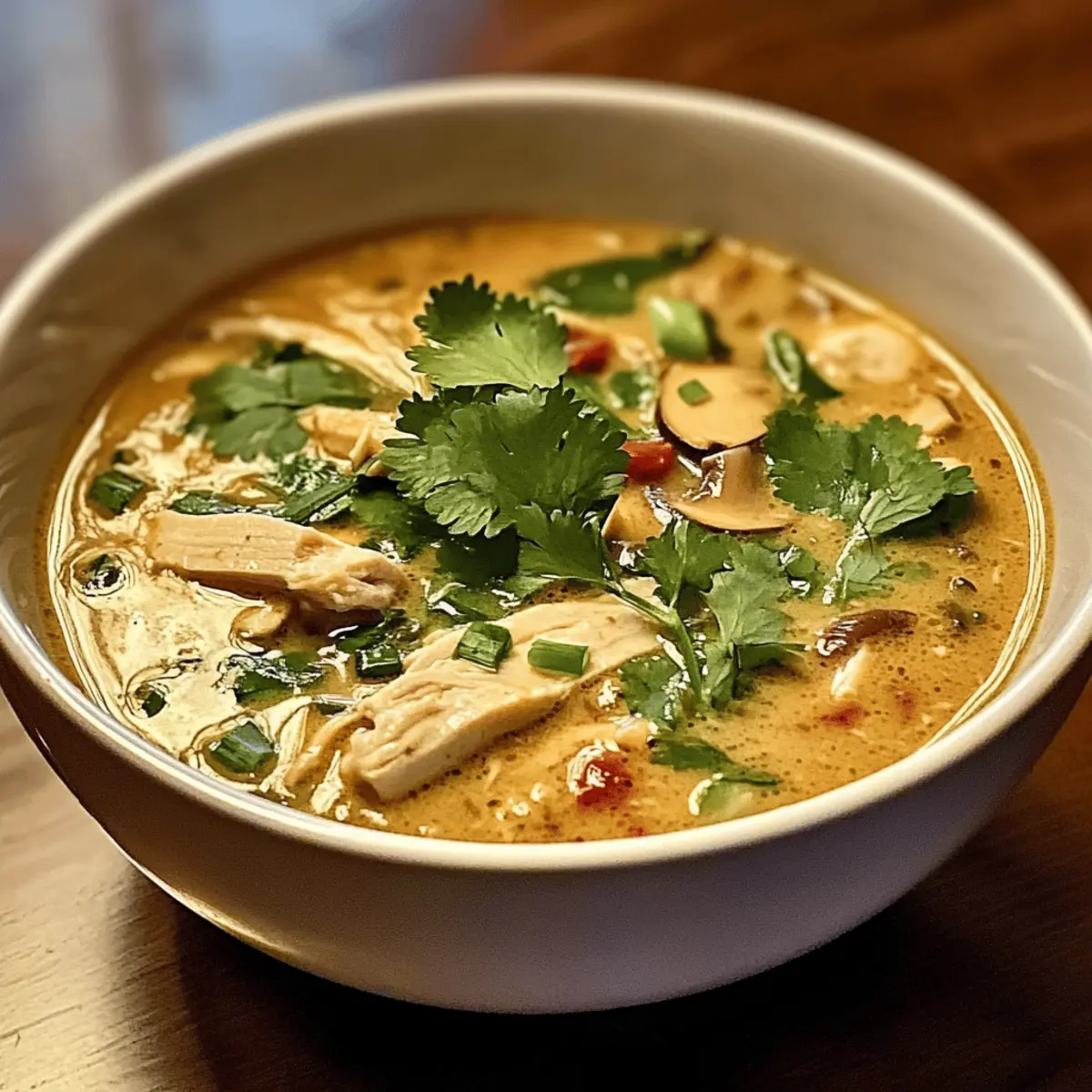 Savory Turkey Tom Kha Gai: Cozy Up with This Thai Comfort Bowl