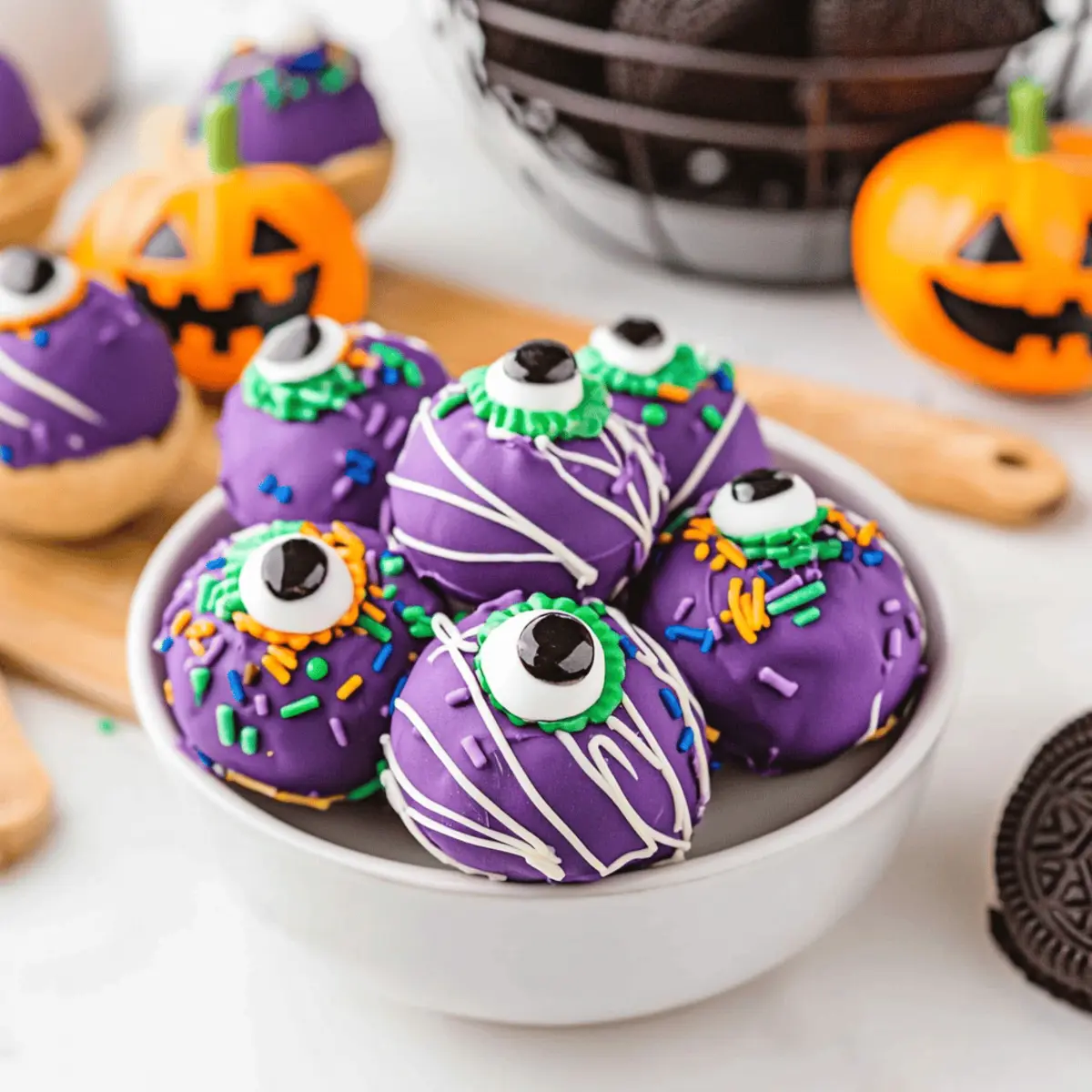 Monster Eyeballs: Easy No-Bake Halloween Treats to Delight